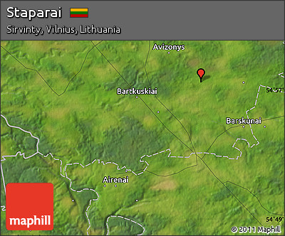Satellite Map of Staparai
