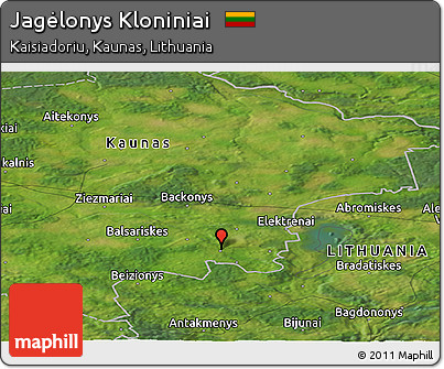Satellite Panoramic Map of Jagėlonys Kloniniai