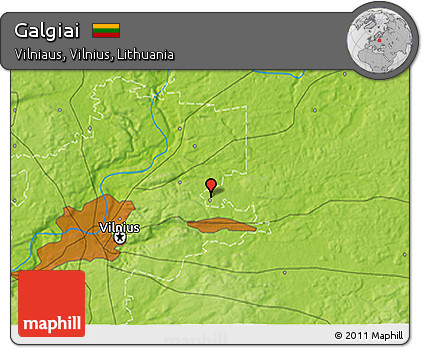 Physical 3D Map of Galgiai