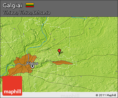 Physical 3D Map of Galgiai