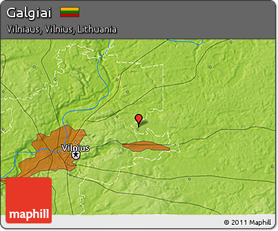 Physical 3D Map of Galgiai