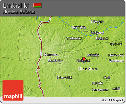 Physical 3D Map of Linkishki