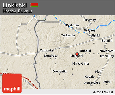 Shaded Relief 3D Map of Linkishki