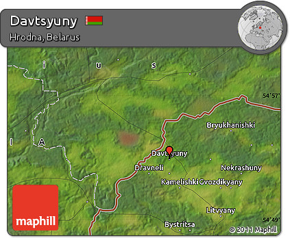 Satellite Map of Davtsyuny
