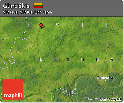 Satellite Map of Glintiškis