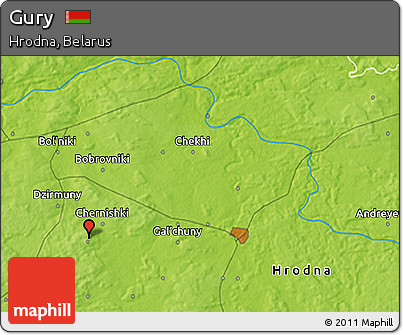 Physical 3D Map of Gury