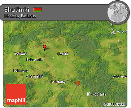 Satellite 3D Map of Shul'niki