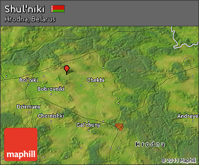 Satellite 3D Map of Shul'niki