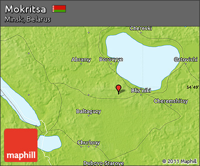 Physical Map of Mokritsa