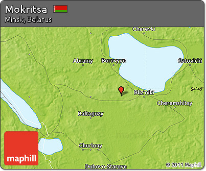 Physical Map of Mokritsa