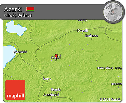 Physical 3D Map of Azarki