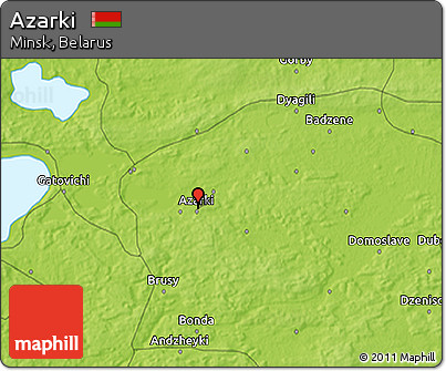 Physical 3D Map of Azarki
