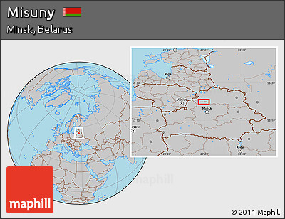 Gray Location Map of Misuny