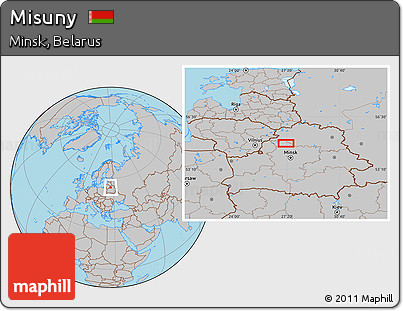 Gray Location Map of Misuny