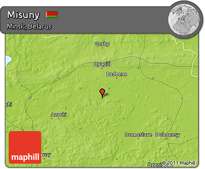 Physical Map of Misuny