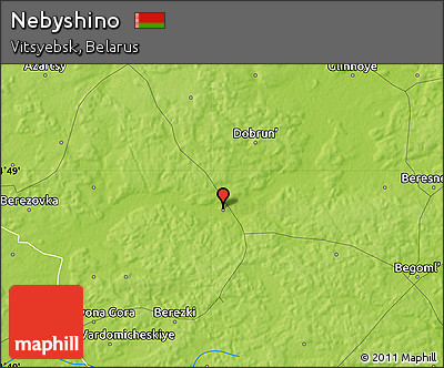 Physical Map of Nebyshino