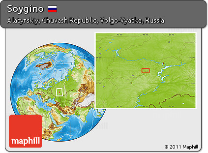 Physical Location Map of Soygino