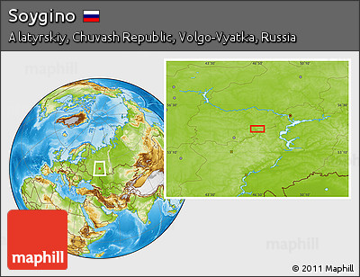 Physical Location Map of Soygino
