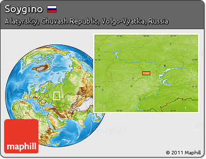 Physical Location Map of Soygino