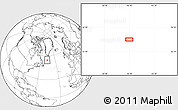 Blank Location Map of the area around 54° 48' 50" N, 46° 40' 29" W