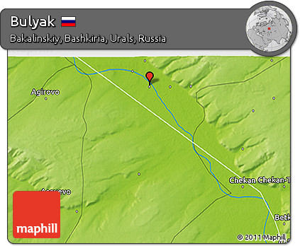 Physical 3D Map of Bulyak