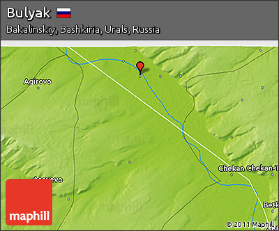 Physical 3D Map of Bulyak