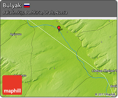 Physical 3D Map of Bulyak