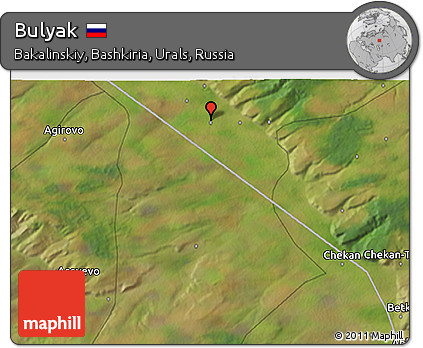 Satellite 3D Map of Bulyak