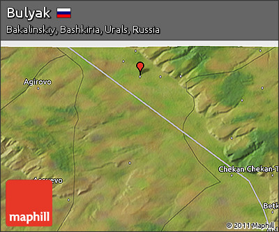Satellite 3D Map of Bulyak