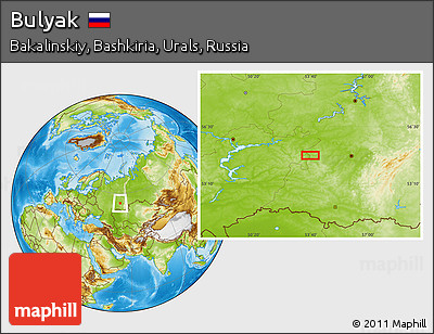 Physical Location Map of Bulyak
