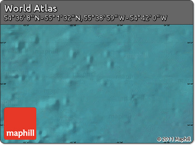 Satellite Map of the Area around 54° 48' 50" N, 55° 10' 29" W