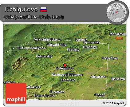 Satellite Panoramic Map of Il'chigulovo