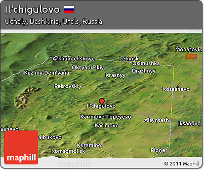 Satellite Panoramic Map of Il'chigulovo