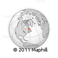 Outline Map of the Area around 54° 48' 50" N, 63° 40' 30" W, rectangular outline