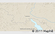 Shaded Relief 3D Map of the area around 54° 48' 50" N, 64° 31' 30" W