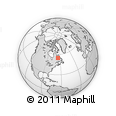 Outline Map of the Area around 54° 48' 50" N, 65° 22' 30" W, rectangular outline