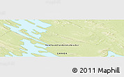 Physical Panoramic Map of the area around 54° 48' 50" N, 66° 13' 29" W