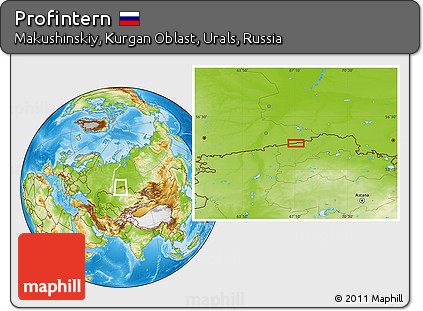 Physical Location Map of Profintern