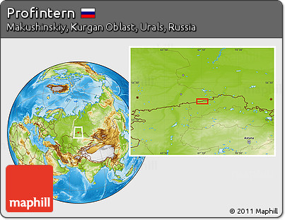 Physical Location Map of Profintern