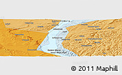 Political Panoramic Map of Bol'shaya Tes'