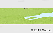 Physical Panoramic Map of the area around 54° 48' 50" N, 95° 58' 29" W