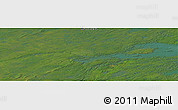 Satellite Panoramic Map of the area around 54° 48' 50" N, 95° 58' 29" W