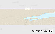 Shaded Relief Panoramic Map of the area around 54° 48' 50" N, 95° 58' 29" W