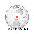 Outline Map of the Area around 54° 10' 47" S, 119° 55' 30" E, rectangular outline