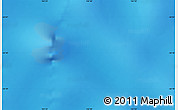 Physical Map of the area around 54° 10' 47" S, 132° 40' 30" E