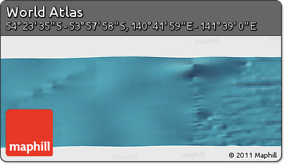 Satellite Panoramic Map of the Area around 54° 10' 47" S, 141° 10' 30" E