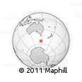 Outline Map of the Area around 54° 10' 47" S, 147° 7' 30" E, rectangular outline