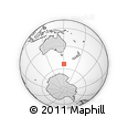 Outline Map of the Area around 54° 10' 47" S, 150° 31' 30" E, rectangular outline