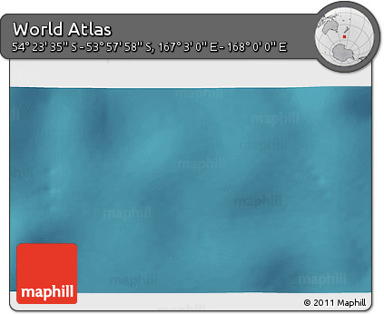 Satellite 3D Map of the Area around 54° 10' 47" S, 167° 31' 30" E