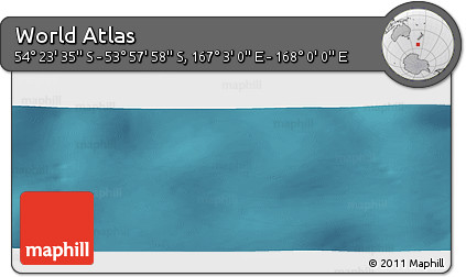 Satellite Panoramic Map of the Area around 54° 10' 47" S, 167° 31' 30" E